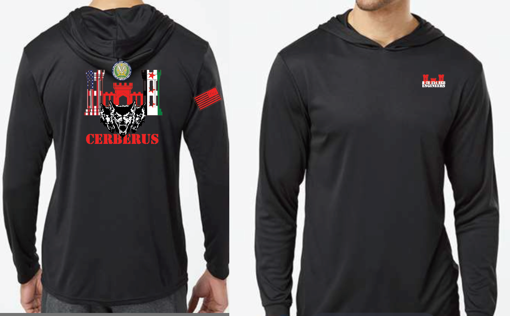 BCO 224 Engineers Performance Hooded Long Sleeve