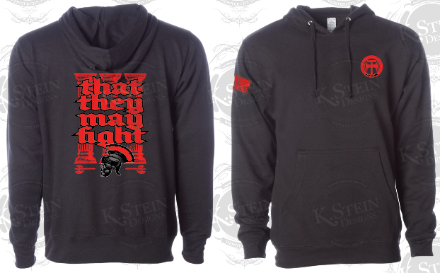 Alpha Co That They May Fight Hooded Sweatshirt