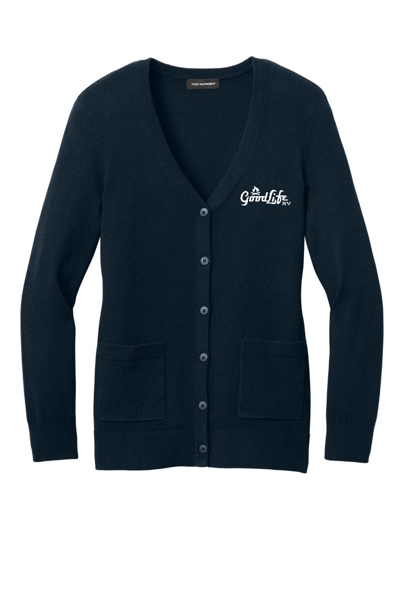 Port Authority® Women’s Easy Care Button-Up Cardigan Sweater - LSW4150 - EMB Goodlife RV