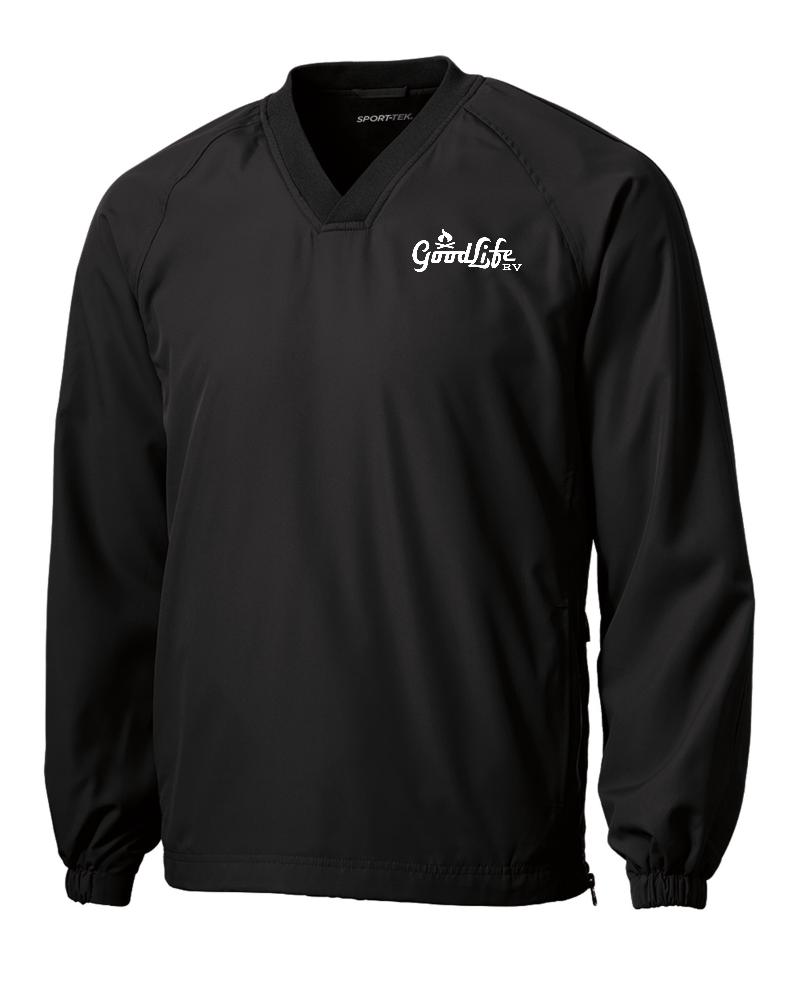 Sport-Tek® V-Neck Raglan Wind Shirt - JST72 - EMB Goodlife RV