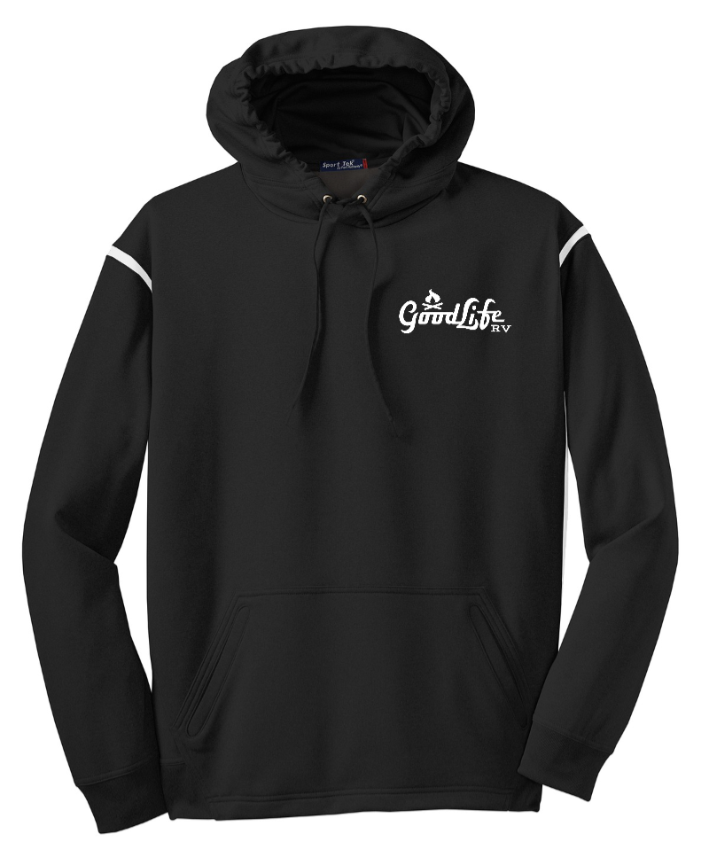 Sport-Tek® Tech Fleece Colorblock Hooded Sweatshirt - F246 - EMB Goodlife RV