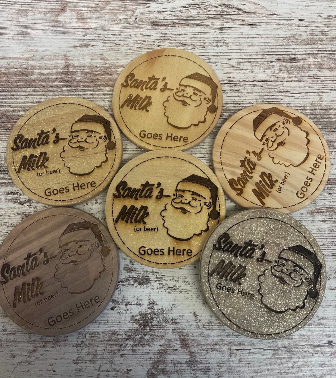 Santa's Milk Coaster