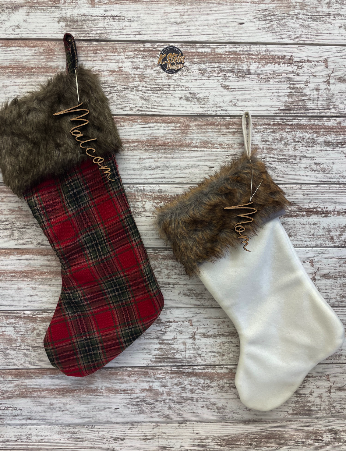 Custom Wooden Name Tag