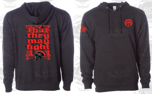 Alpha Co That They May Fight Hooded Sweatshirt