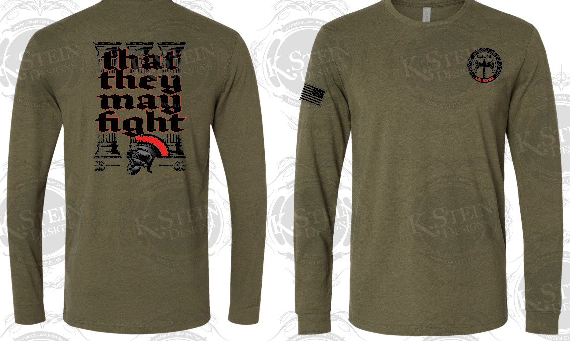 Alpha Co That They May Fight Long Sleeve Tee