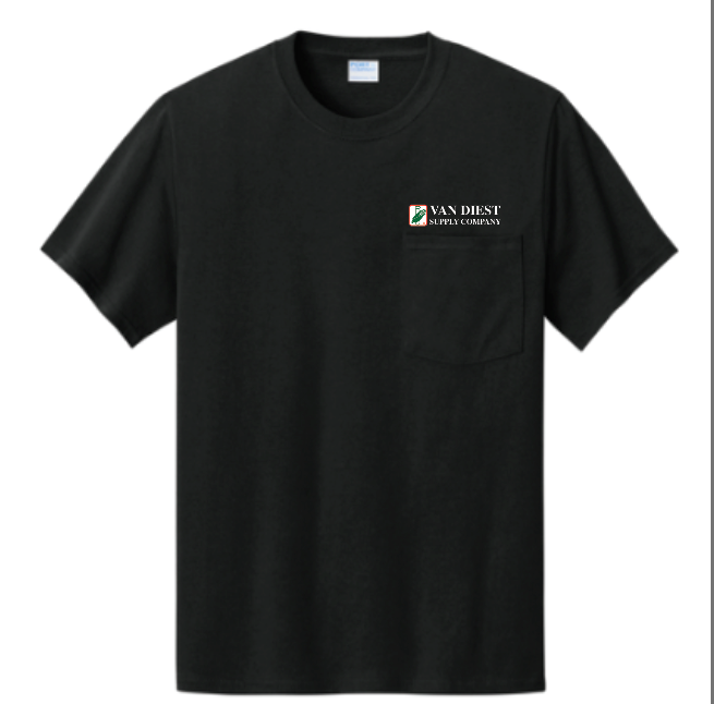 Van Diest Supply Co Port & Company Pocket T-Shirt - PRINTED