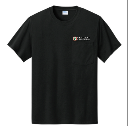 Van Diest Supply Co Port & Company Pocket T-Shirt - PRINTED
