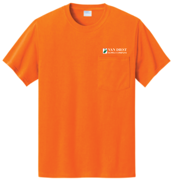 Van Diest Supply Co Port & Company Pocket T-Shirt - PRINTED