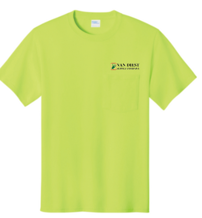 Van Diest Supply Co Port & Company Pocket T-Shirt - PRINTED