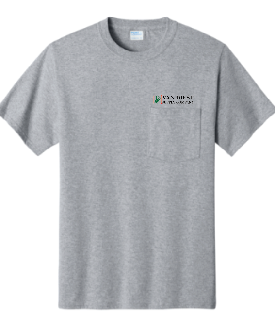 Van Diest Supply Co Port & Company Pocket T-Shirt - PRINTED