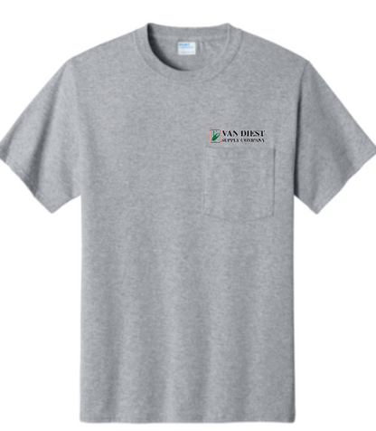 Van Diest Supply Co Port & Company Pocket T-Shirt - PRINTED