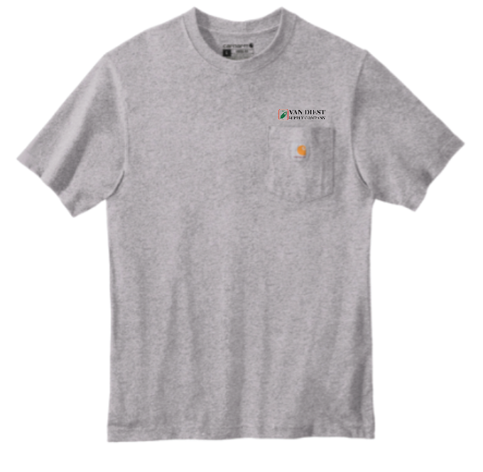 Van Diest Supply Co Carhartt Pocket T-Shirt - Embroidery