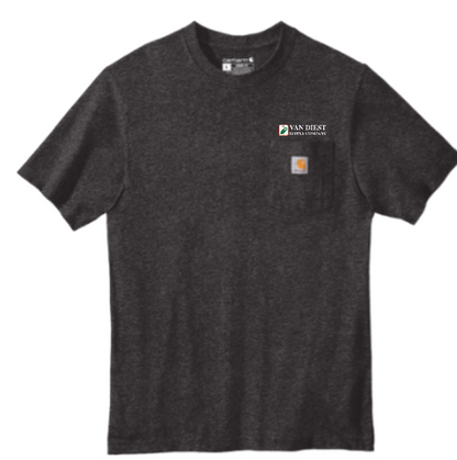 Van Diest Supply Co Carhartt Pocket T-Shirt - Embroidery