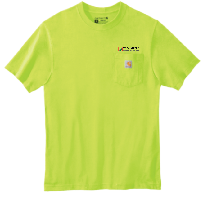 Van Diest Supply Co Carhartt Pocket T-Shirt - Embroidery