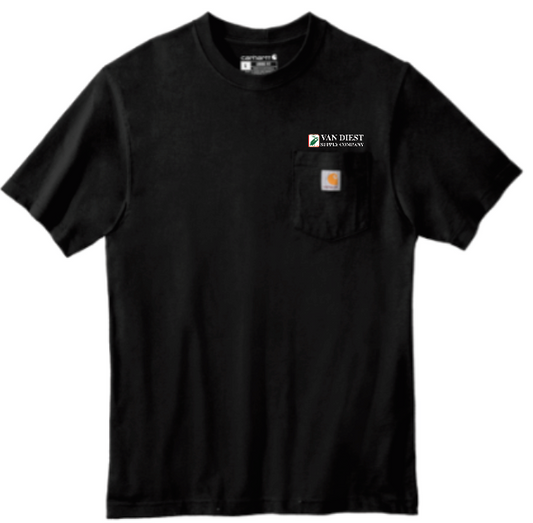Van Diest Supply Co Carhartt Pocket T-Shirt - Embroidery
