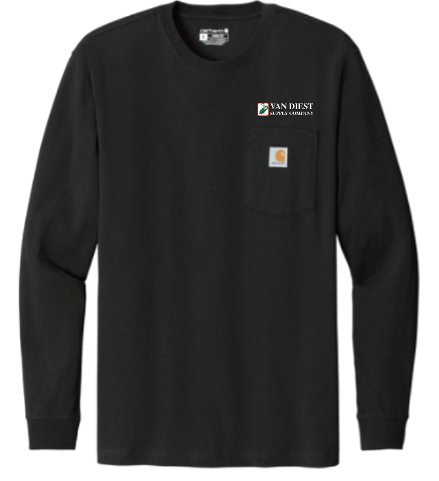 Van Diest Supply Co. Carhartt Long Sleeve Pocket - EMBROIDERED