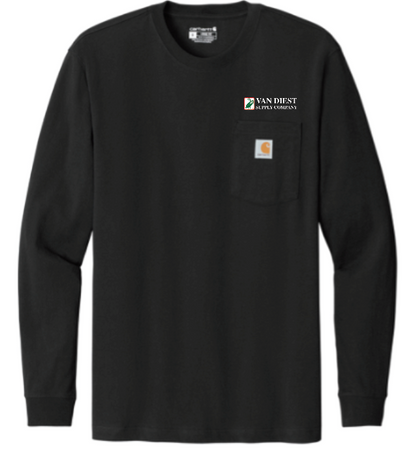 Van Diest Supply Co. Carhartt Long Sleeve Pocket - EMBROIDERED