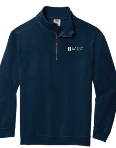 Van Diest Supply Co. Comfort Color 1/4 Zip - Screen printed