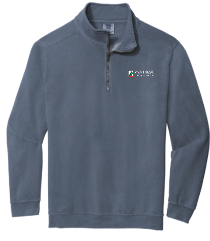 Van Diest Supply Co. Comfort Color 1/4 Zip - Screen printed