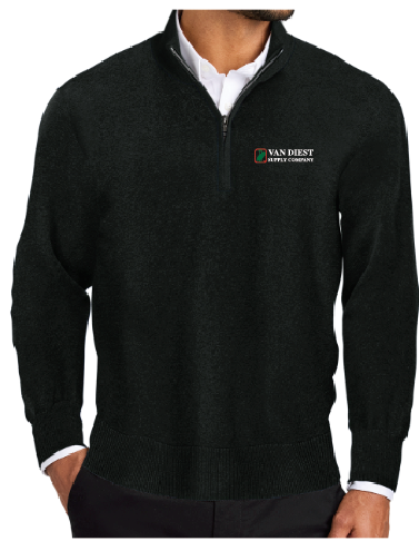 Van Diest Supply Co Port Auth 1/4 Sweater Zip