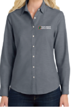 Van Diest Supply Co SuperPro Oxford Women's Long Sleeve Button Up