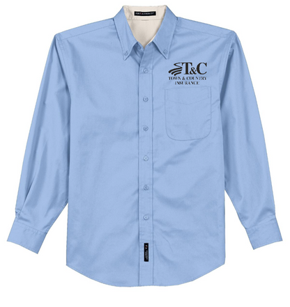 Extended Sizes - Port Authority Tall Long Sleeve Easy Care Shirt - TLS608 - T&C