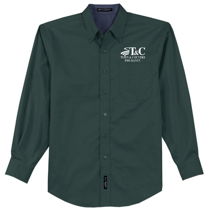 Extended Sizes - Port Authority Long Sleeve Easy Care Shirt - S608 - T&C