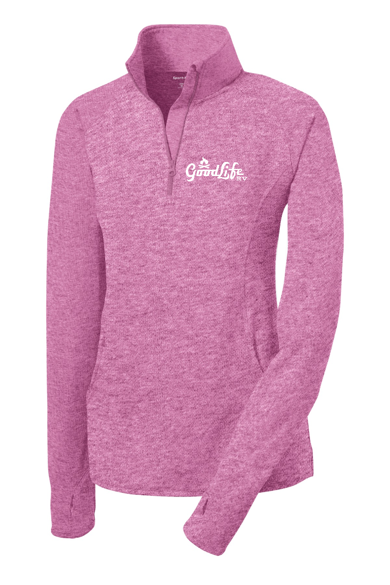 Women's Sport-Wick® Stretch 1/4-Zip Pullover - LST850 - EMB Goodlife RV