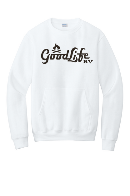 Port & Company® Core Fleece Crewneck Pocket Sweatshirt - PC78PKT - DTF Goodlife RV