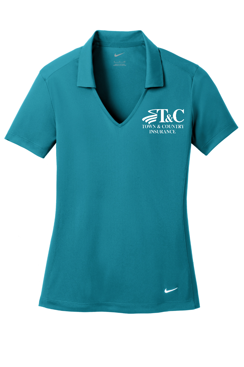 Nike Golf Ladies Dri-FIT Vertical Mesh Polo - 637165 - T&C
