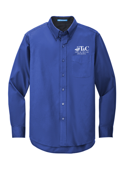 Port Authority Long Sleeve Easy Care Shirt - S608 - T&C