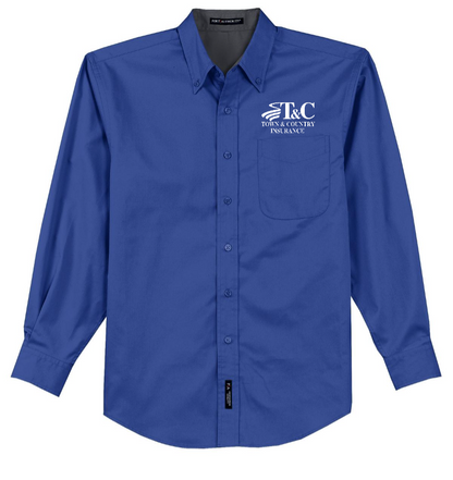 Port Authority Long Sleeve Easy Care Shirt - S608 - T&C