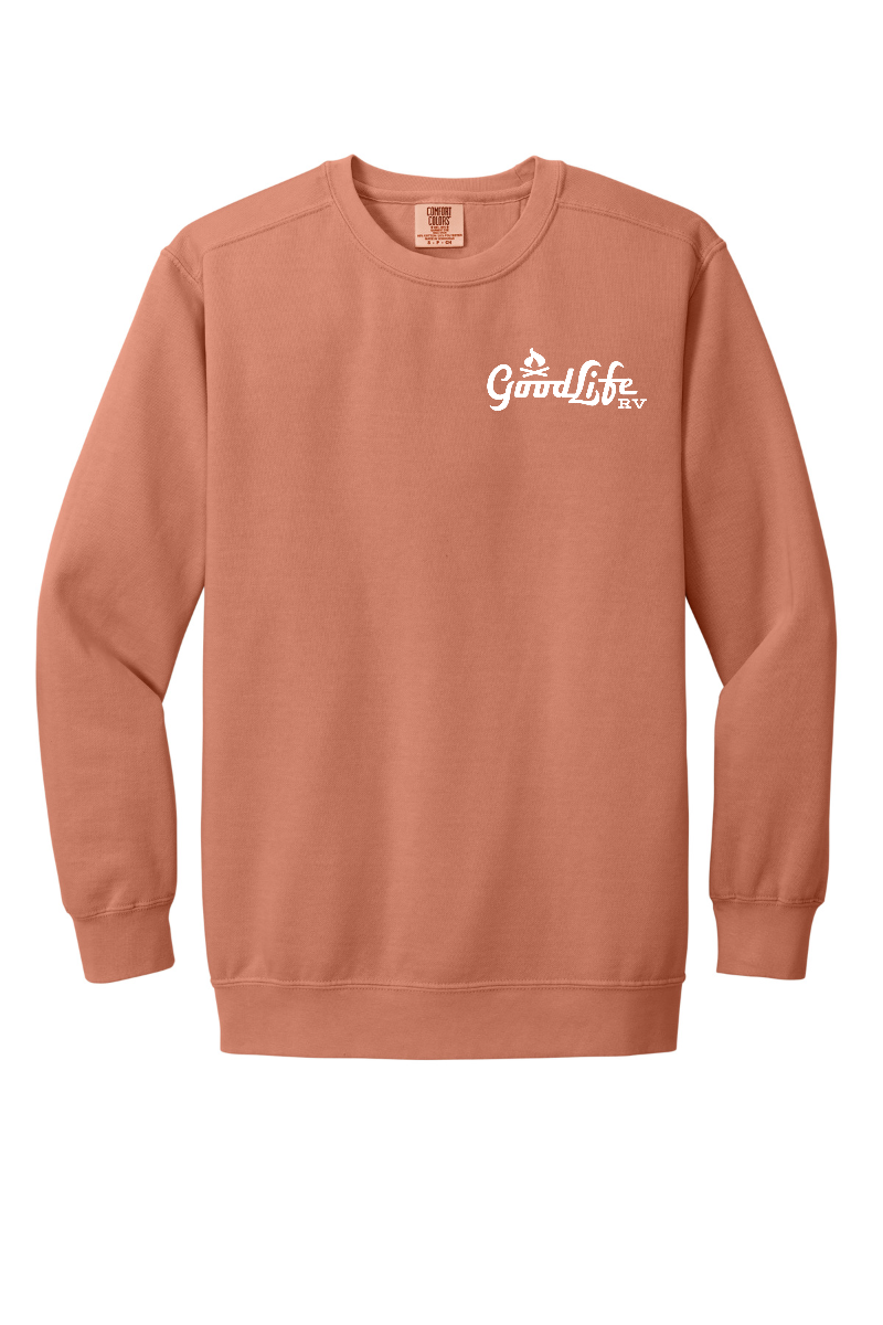 Comfort Colors ® Ring Spun Crewneck Sweatshirt - 1566 - EMB  Goodlife RV