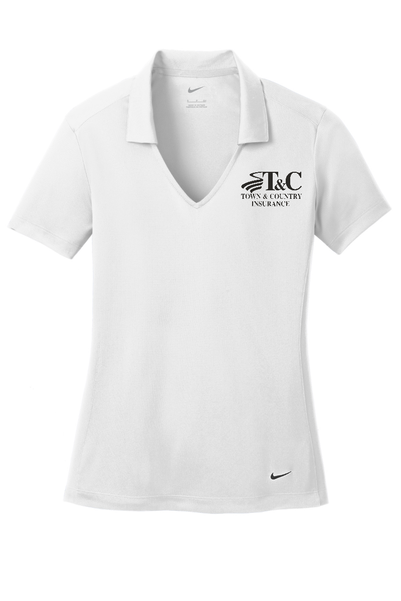 Nike Golf Ladies Dri-FIT Vertical Mesh Polo - 637165 - T&C