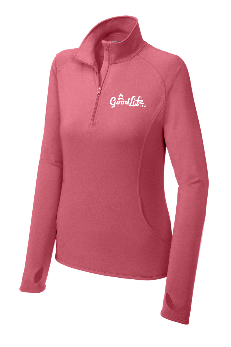 Women's Sport-Wick® Stretch 1/4-Zip Pullover - LST850 - EMB Goodlife RV