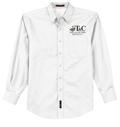 Extended Sizes - Port Authority Tall Long Sleeve Easy Care Shirt - TLS608 - T&C