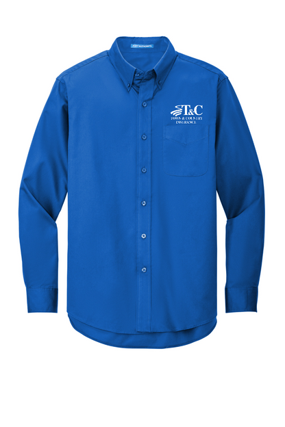 Port Authority Long Sleeve Easy Care Shirt - S608 - T&C