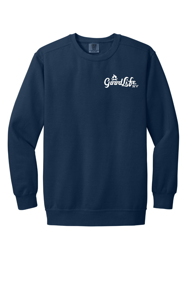 Comfort Colors ® Ring Spun Crewneck Sweatshirt - 1566 - EMB  Goodlife RV