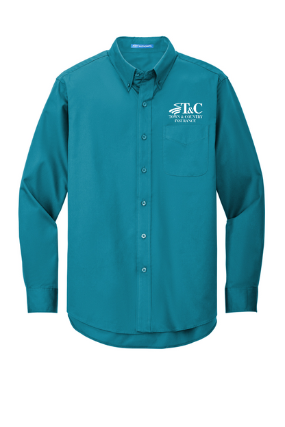Extended Sizes - Port Authority Long Sleeve Easy Care Shirt - S608 - T&C