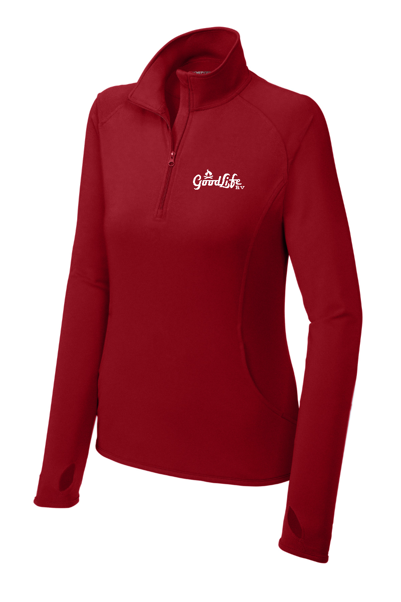Women's Sport-Wick® Stretch 1/4-Zip Pullover - LST850 - EMB Goodlife RV