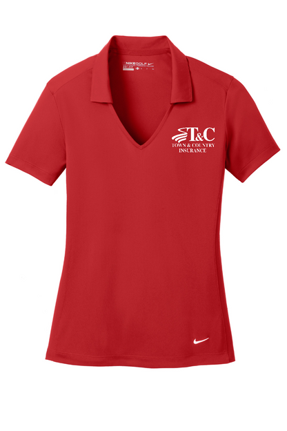 Nike Golf Ladies Dri-FIT Vertical Mesh Polo - 637165 - T&C