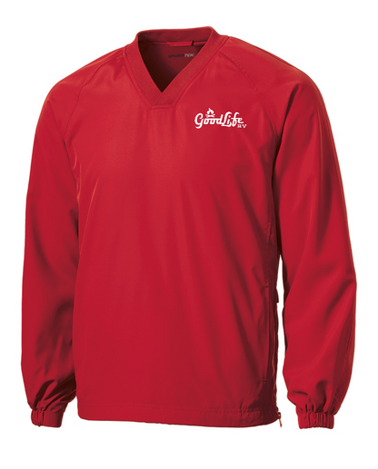 Sport-Tek® V-Neck Raglan Wind Shirt - JST72 - EMB Goodlife RV