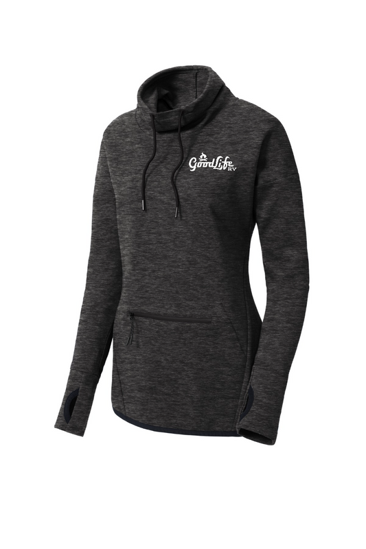 Sport-Tek Women's Triumph Cowl Neck Pullover - LST280 - EMB Goodlife RV