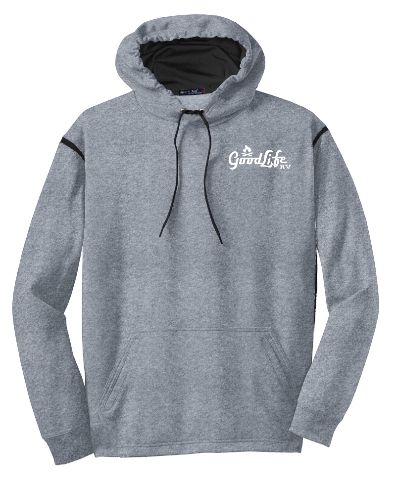 Sport-Tek® Tech Fleece Colorblock Hooded Sweatshirt - F246 - EMB Goodlife RV