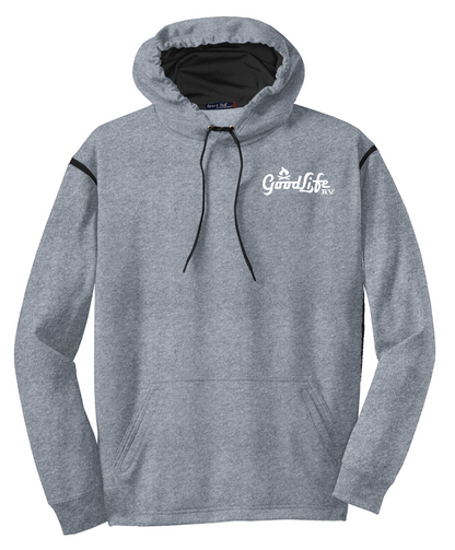 Sport-Tek® Tech Fleece Colorblock Hooded Sweatshirt - F246 - EMB Goodlife RV