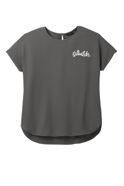 Mercer+Mettle Women's Stretch Crepe Crew - MM2015 - EMB Goodlife RV