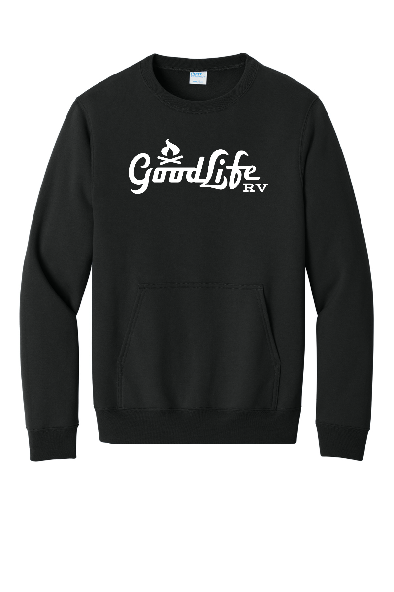Port & Company® Core Fleece Crewneck Pocket Sweatshirt - PC78PKT - DTF Goodlife RV
