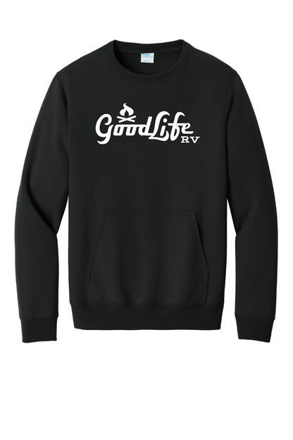 Port & Company® Core Fleece Crewneck Pocket Sweatshirt - PC78PKT - DTF Goodlife RV