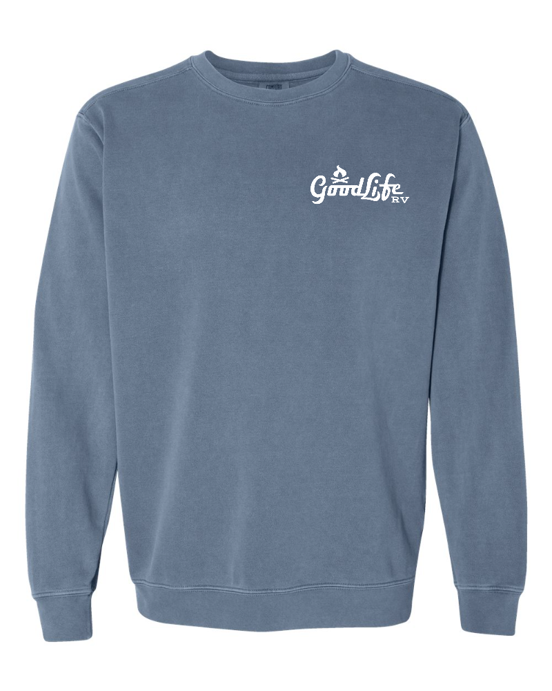 Comfort Colors ® Ring Spun Crewneck Sweatshirt - 1566 - EMB  Goodlife RV