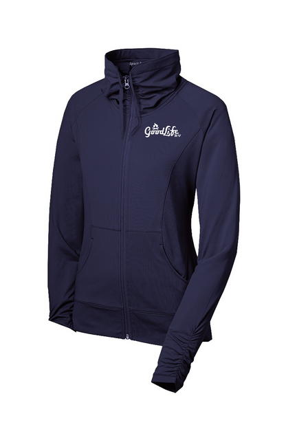 Sport-Tek® Women's Sport-Wick® Stretch Full-Zip Jacket - LST852 - EMB Goodlife RV